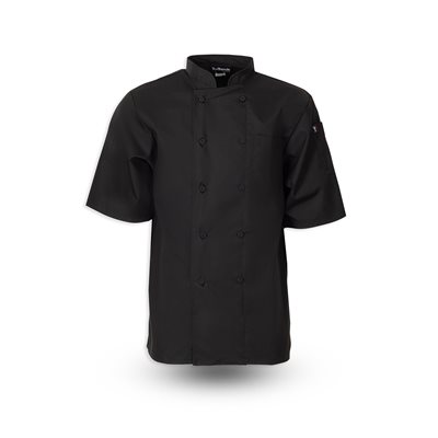 C301 Keep Kool™ 1/2 Mesh Back Chef Coat - Short Sleeve