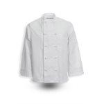 C330 Knot Button Chef Coat - Full Sleeve