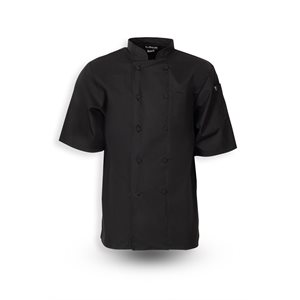 C501 Keep Kool™ 1/2 Mesh Back Chef Coat - Short Sleeve