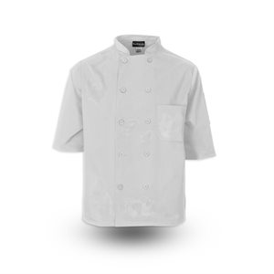 C812 Ten Button Chef Coat - Short Sleeve