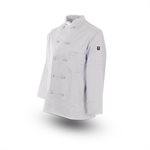 C830 Knot Button Chef Coat - Full Sleeve