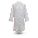 L17F Women's Button Lab Coat