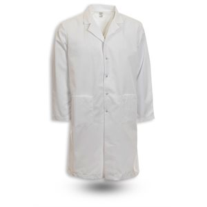 L18M Men's Gripper Snap Lab Coat