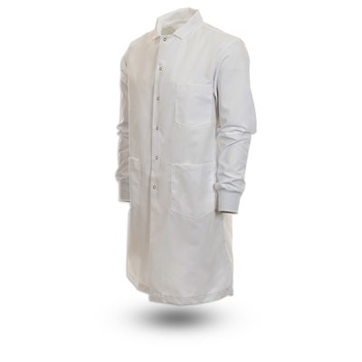 L21MB Level 1 Barrier Fabric Gripper Snap Lab Coat