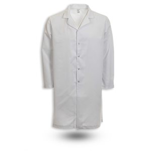 L25M Men's Gripper Snap No Pocket Lab Coat