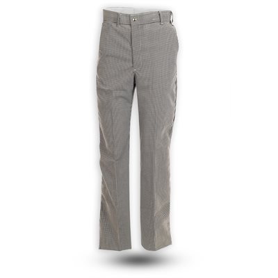 P300 MVS Polyester Men's Check Print Chef Pant