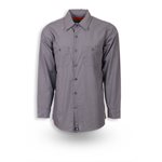 S24 Men's Long Sleeve Microcheck Work Shirt