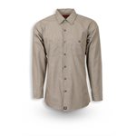 S24 Men's Long Sleeve Microcheck Work Shirt