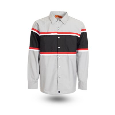 S27 Long Sleeve Technician Multi-Stripe Work Shirt S27 Long Sleeve Technician Multi-Stripe Work Shirt