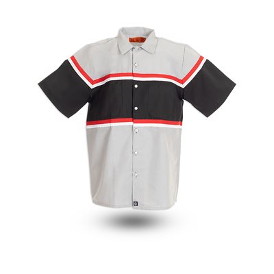 S28 Short Sleeve Technician Multi-Stripe Work Shirt