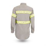 SH56EN Tecasafe® One Long Sleeve High Visibility Button Front Shirt